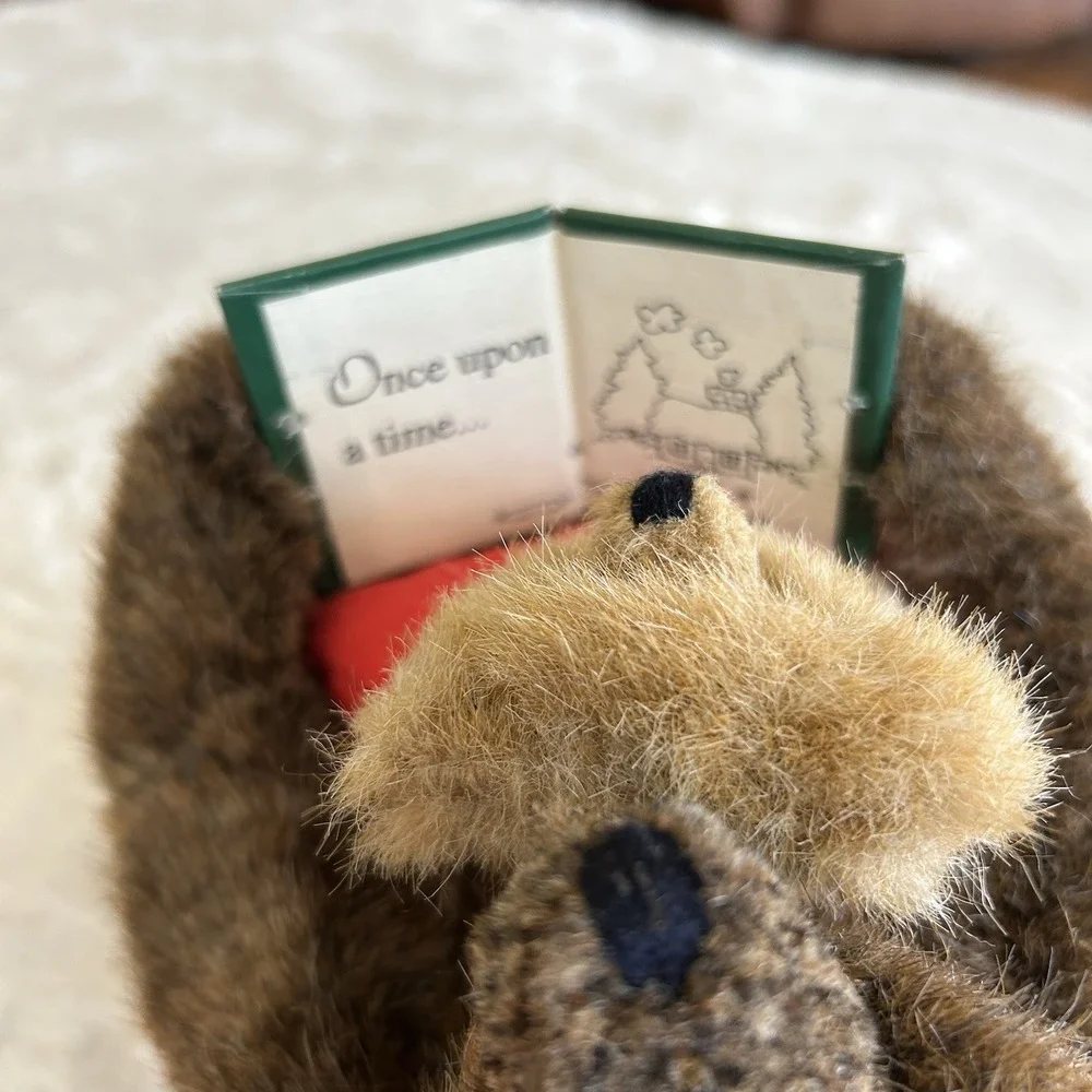 Mary Meyer Dark Brown Mama & Baby Bedtime Stories‎ Collector Bear Jointed